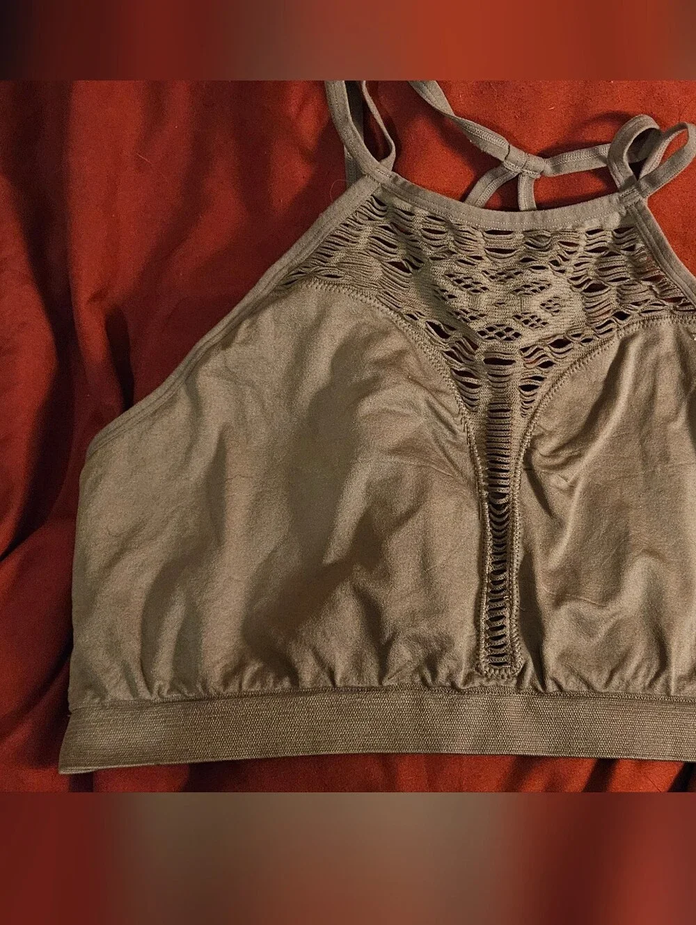 Btown Crochet-Front Sports Bra